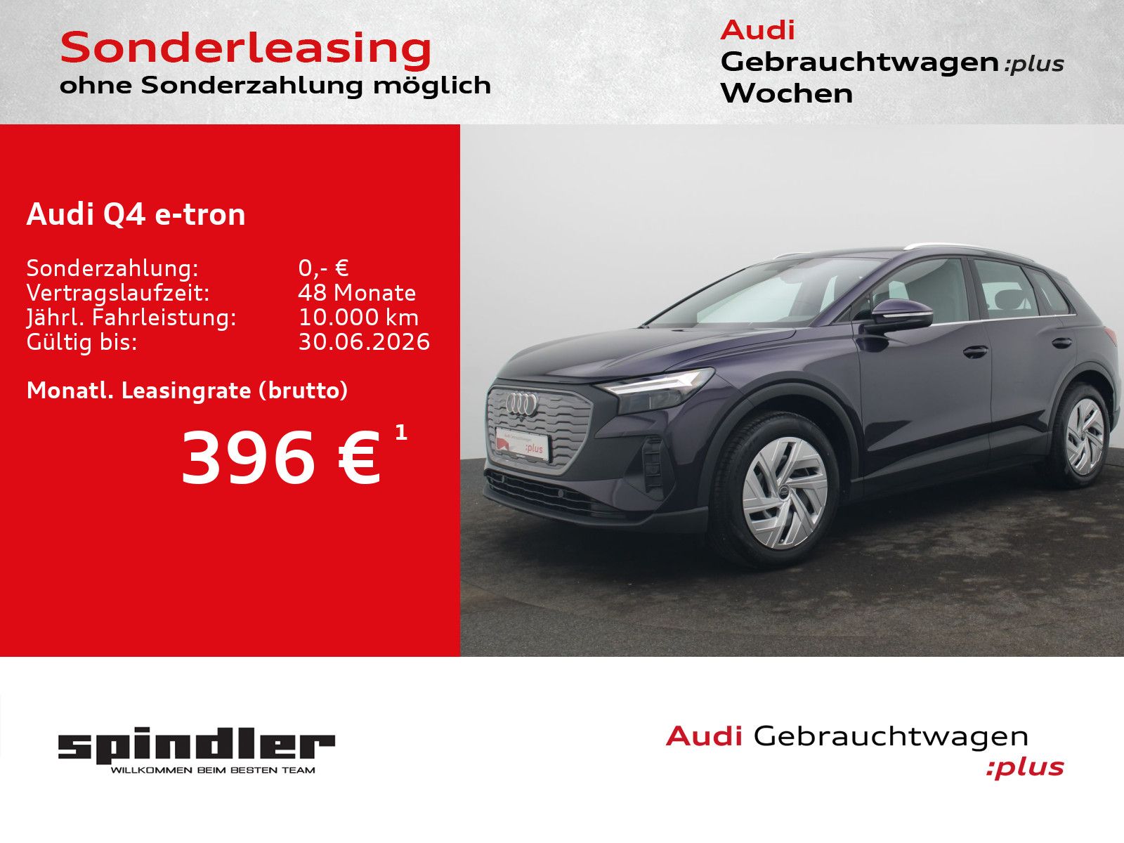 Audi Q4 e-tron 40 / Standklima, Navi+, CarPlay, LED