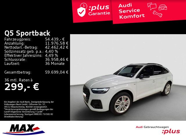 Q5 Sportback 55 TFSI e S-LINE BUSINESS MATRIX+KA