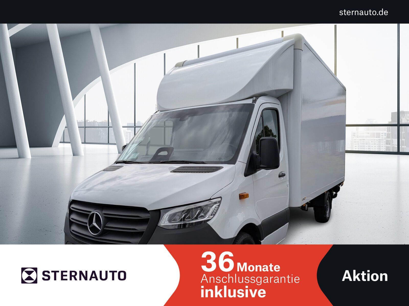 Mercedes-Benz Sprinter 317 Koffer 43 LBW Navi Klima LED