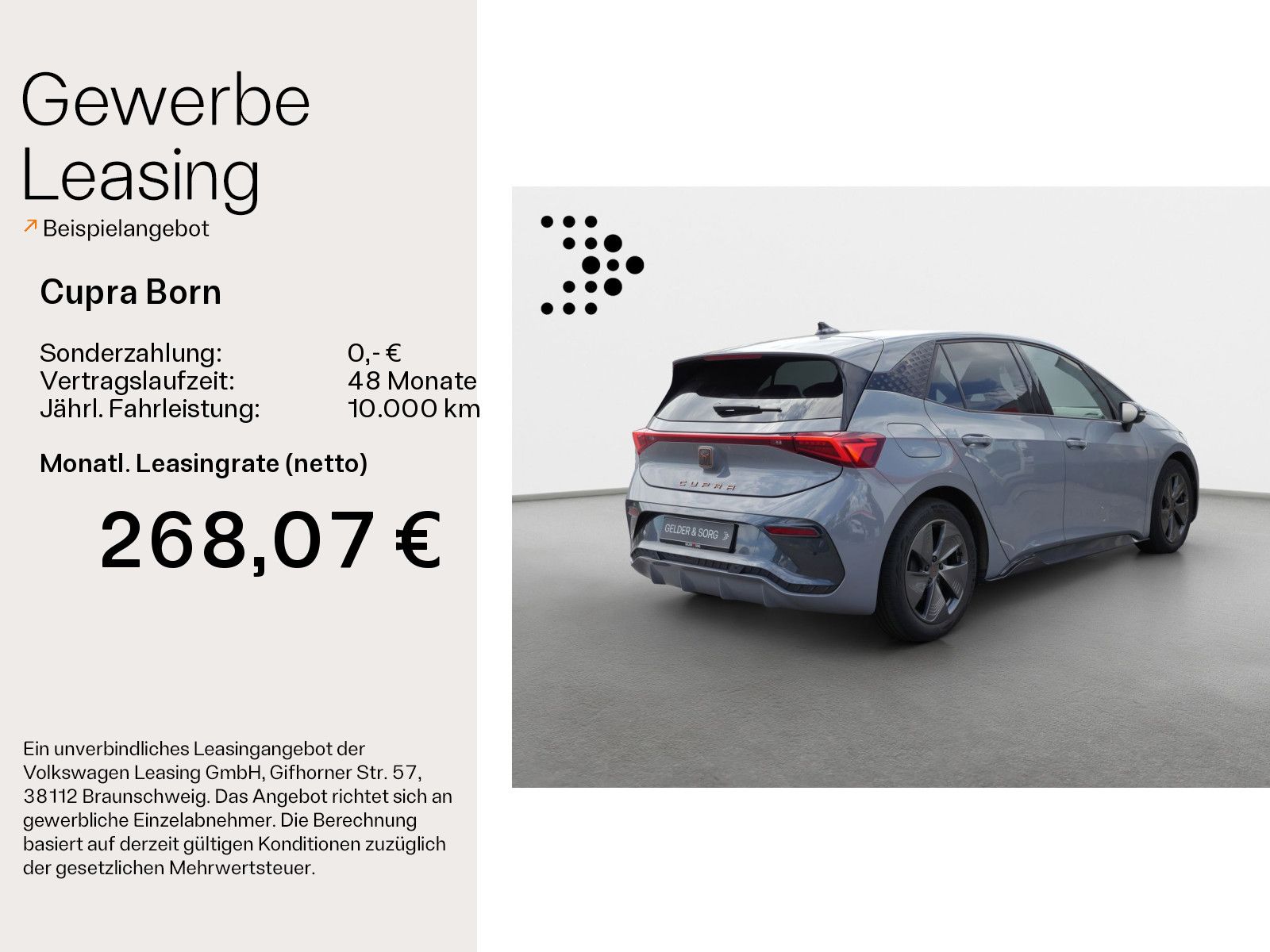 Cupra Born 425km/WLTP*LED*Bluetooth*Sitzheizung*Klima imagem 2