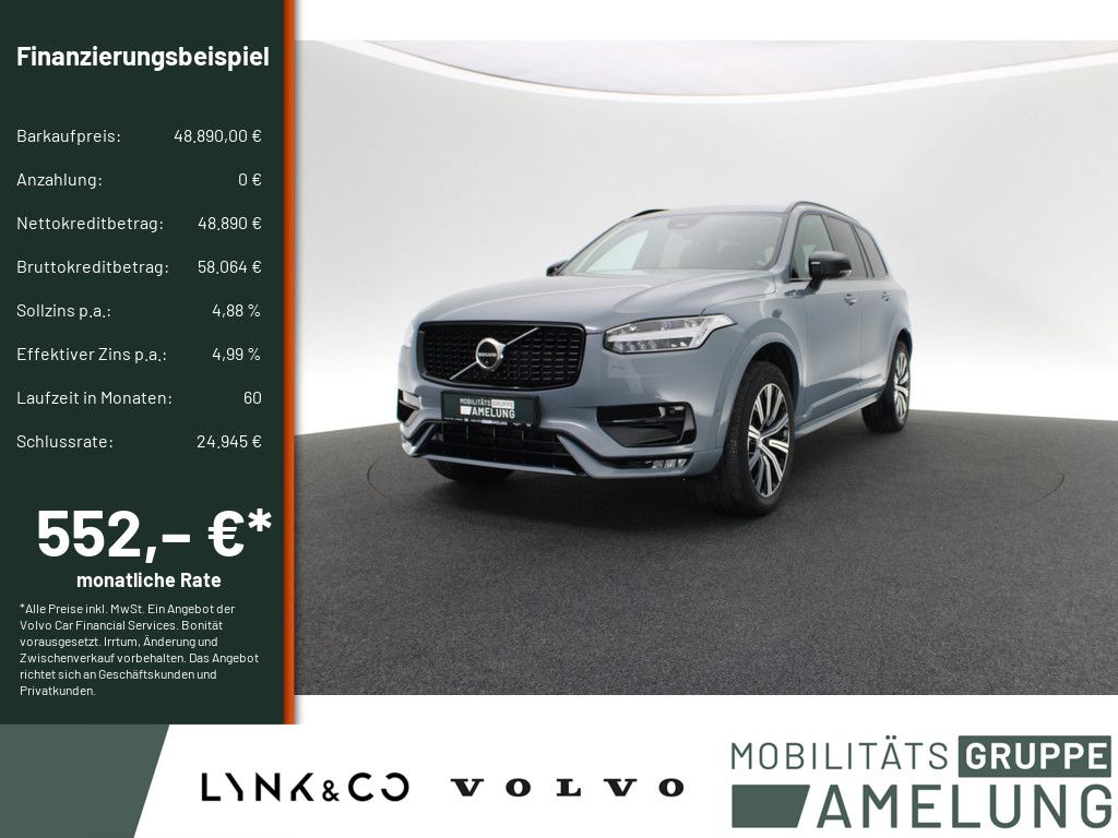 Volvo XC90 B5 AWD Plus Dark aus 1.Hand ACC STANDHZ LED foto 1