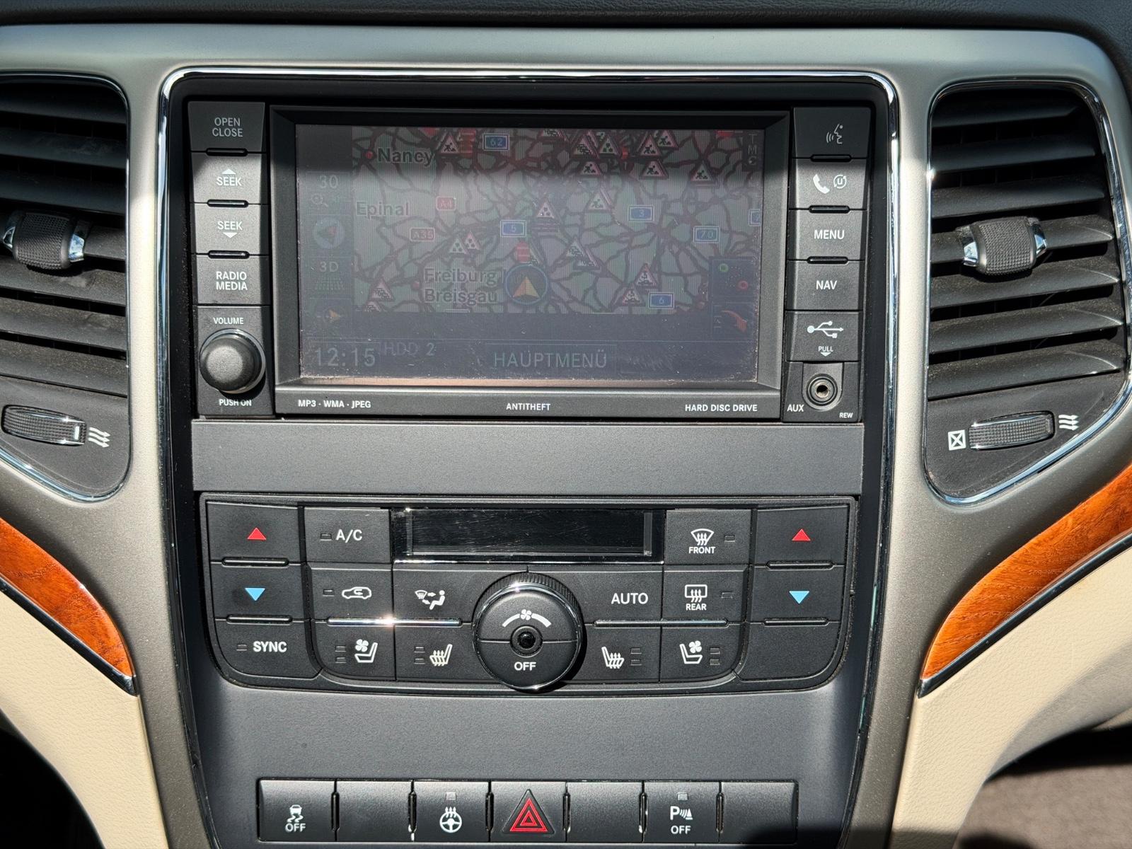 Jeep Grand Cherokee 3.6 V6 Overland | 286 ch | BVA | Cuir beige | GPS | Hayon électrique | Volant chauffant