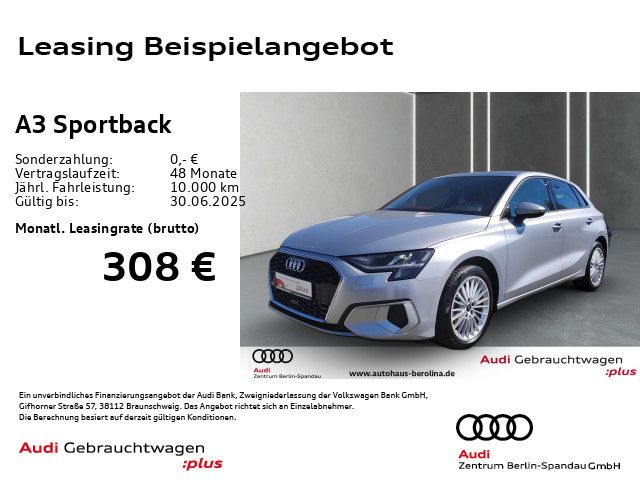 AUDI A3 Sportback 35 TFSI Adv. *GRA*PDC*SHZ*