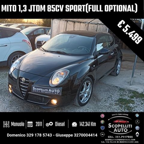 Alfa Romeo MiTo 1,3 JTDm 85cv Sport !Full Optional!