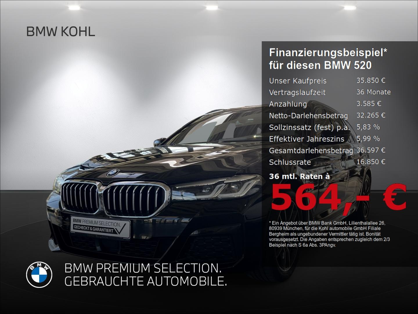 BMW 520 d xDrive Touring M Sport Luftfederung DAB Tu