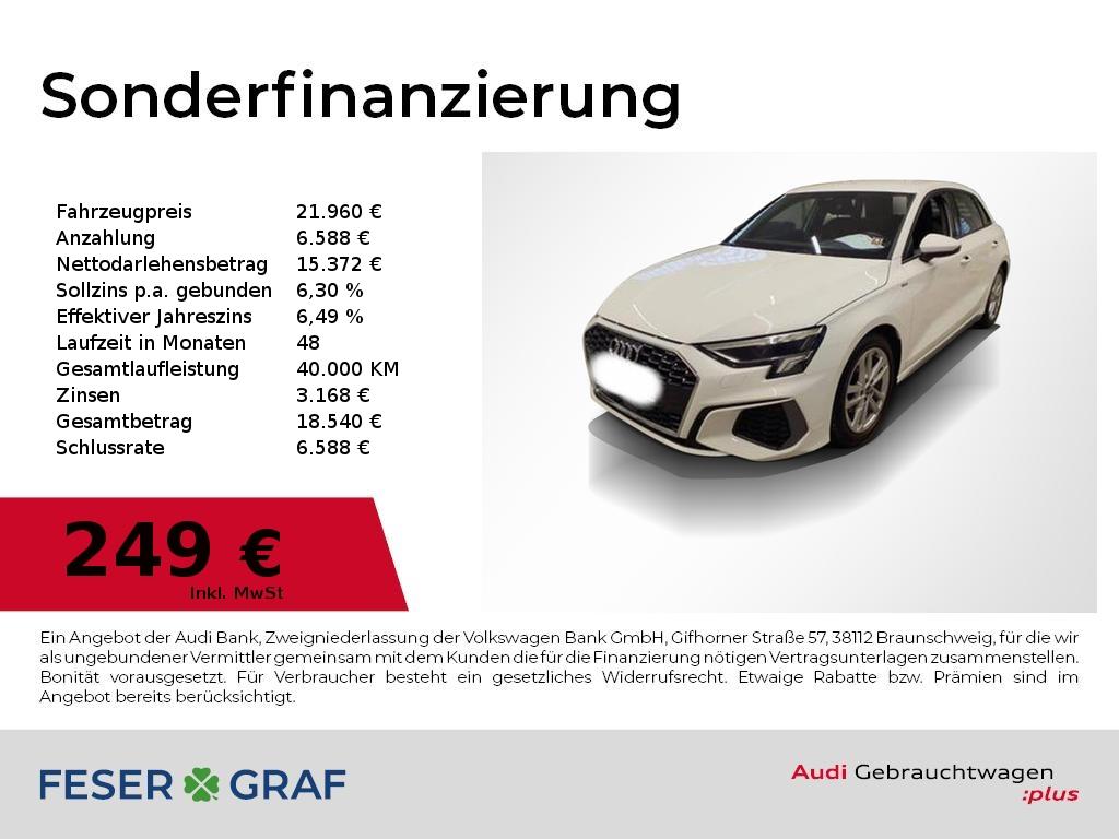 Audi A3 Sportback 35 TDI S tronic S Line Ext Navi,LED