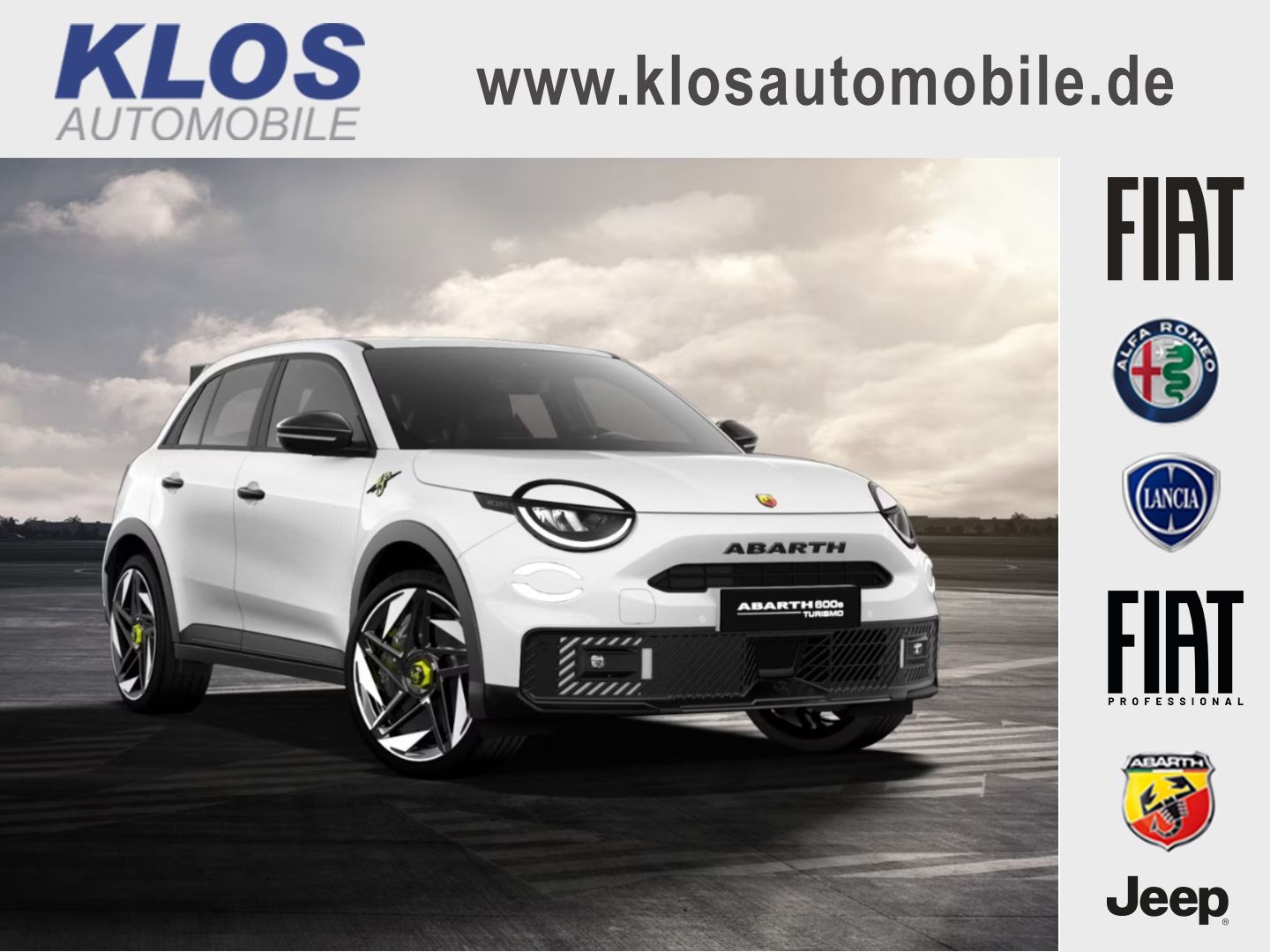 Abarth 600e TURISMO 54kWh **ab 462,12€ leasen** NEUWAGE
