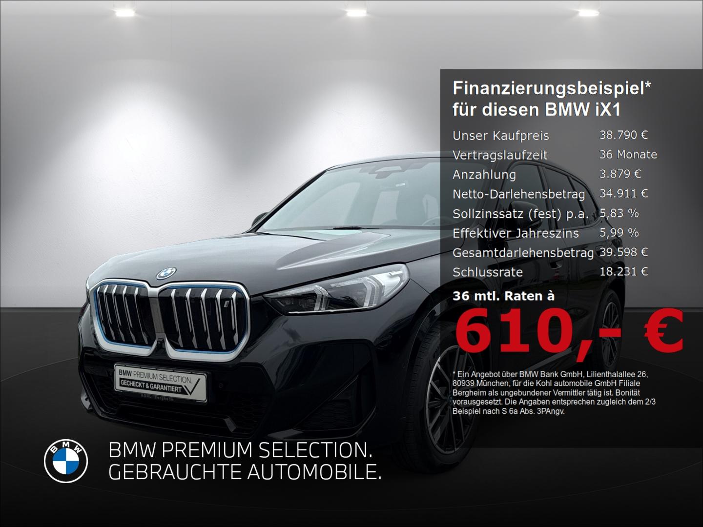 BMW iX1 xDrive 30 M Sport Anhängerkupplung Head Up D