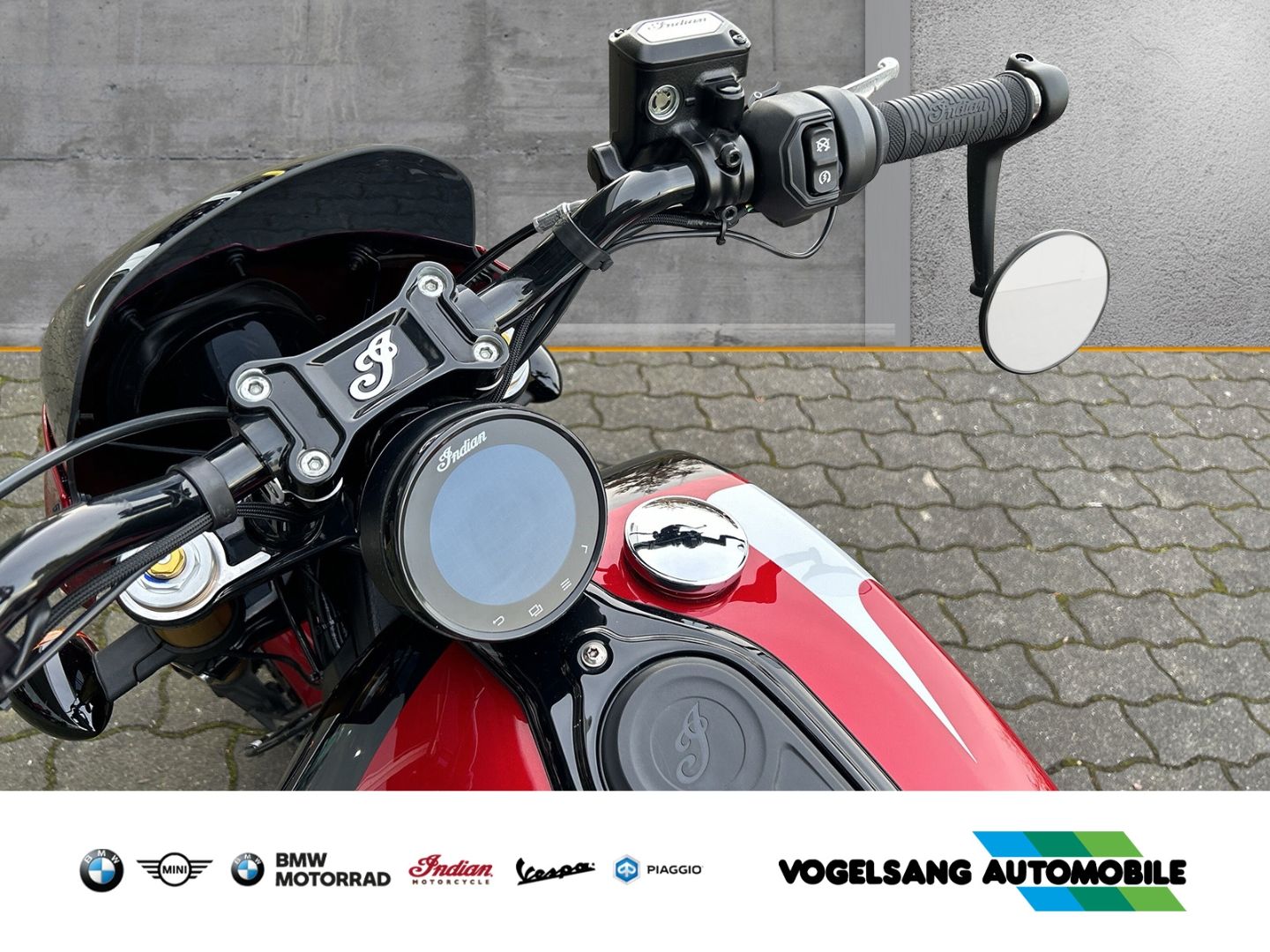 Fahrzeugabbildung Indian 101 Scout heizbare Griffe, Navigation, Piggyback