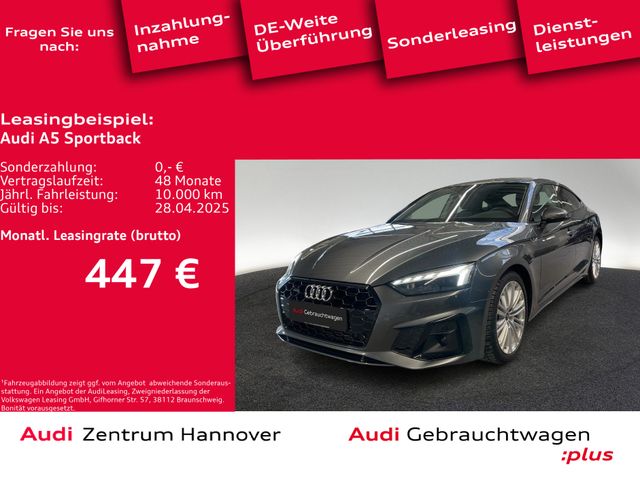 Audi A5 Sportback S line 40 TFSI quattro Matrix Leder