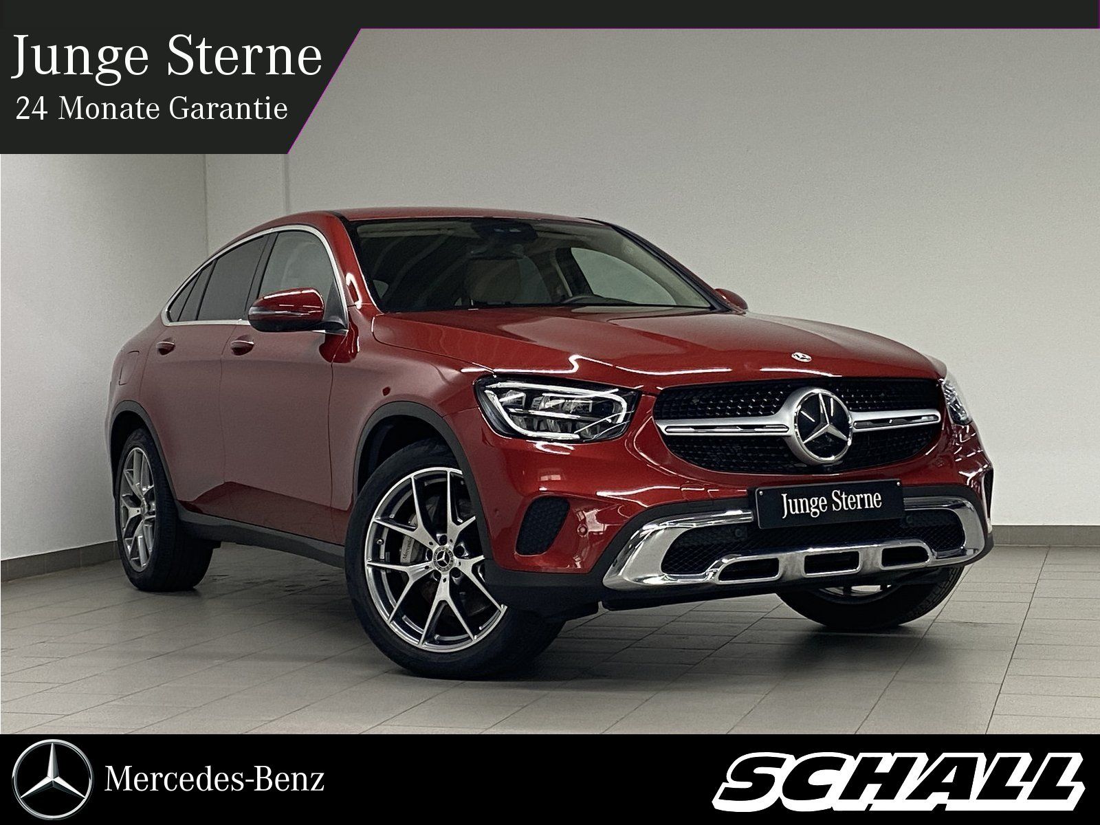 MERCEDES-BENZ GLC 400 d 4M COUPÉ 20"AMG+AHK+KEY+LED+NAV+360°
