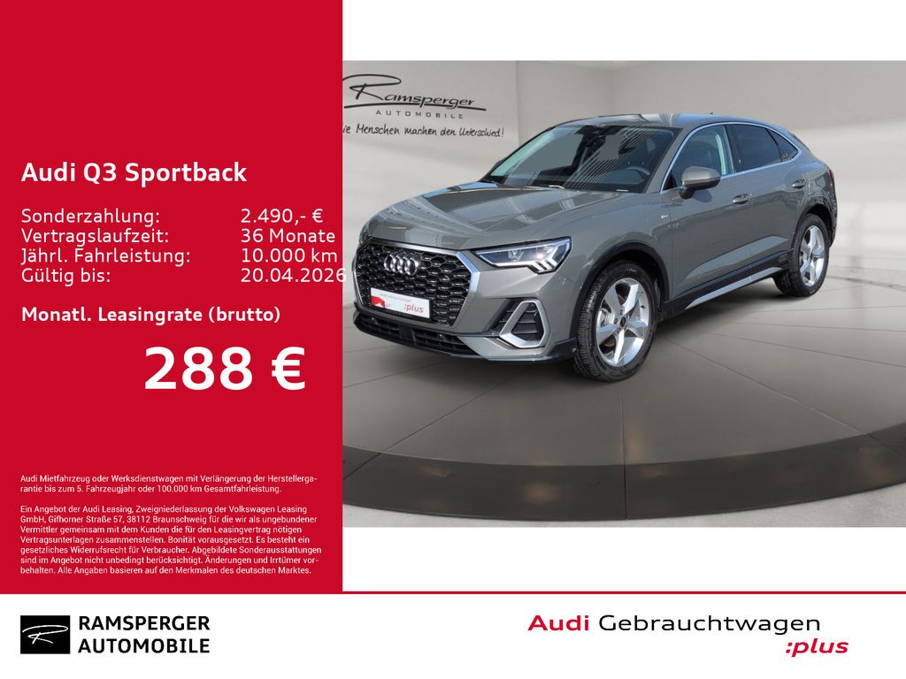 Audi Q3 Sportback S line 35 TFSI LED ACC Navi AHK