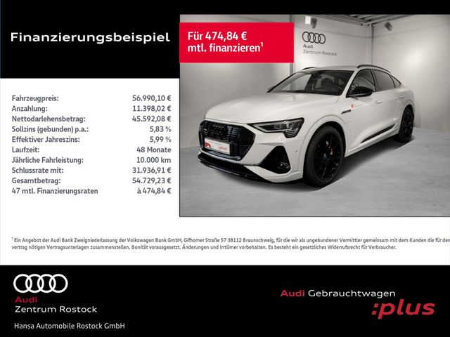 Audi e-tron Sportback 55 Black Edition S-Line+NAVI+MA