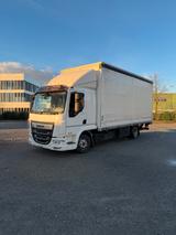 DAF LF210 FA, Plane u. Spriegel - Pkw-Anhänger Plane spriegel