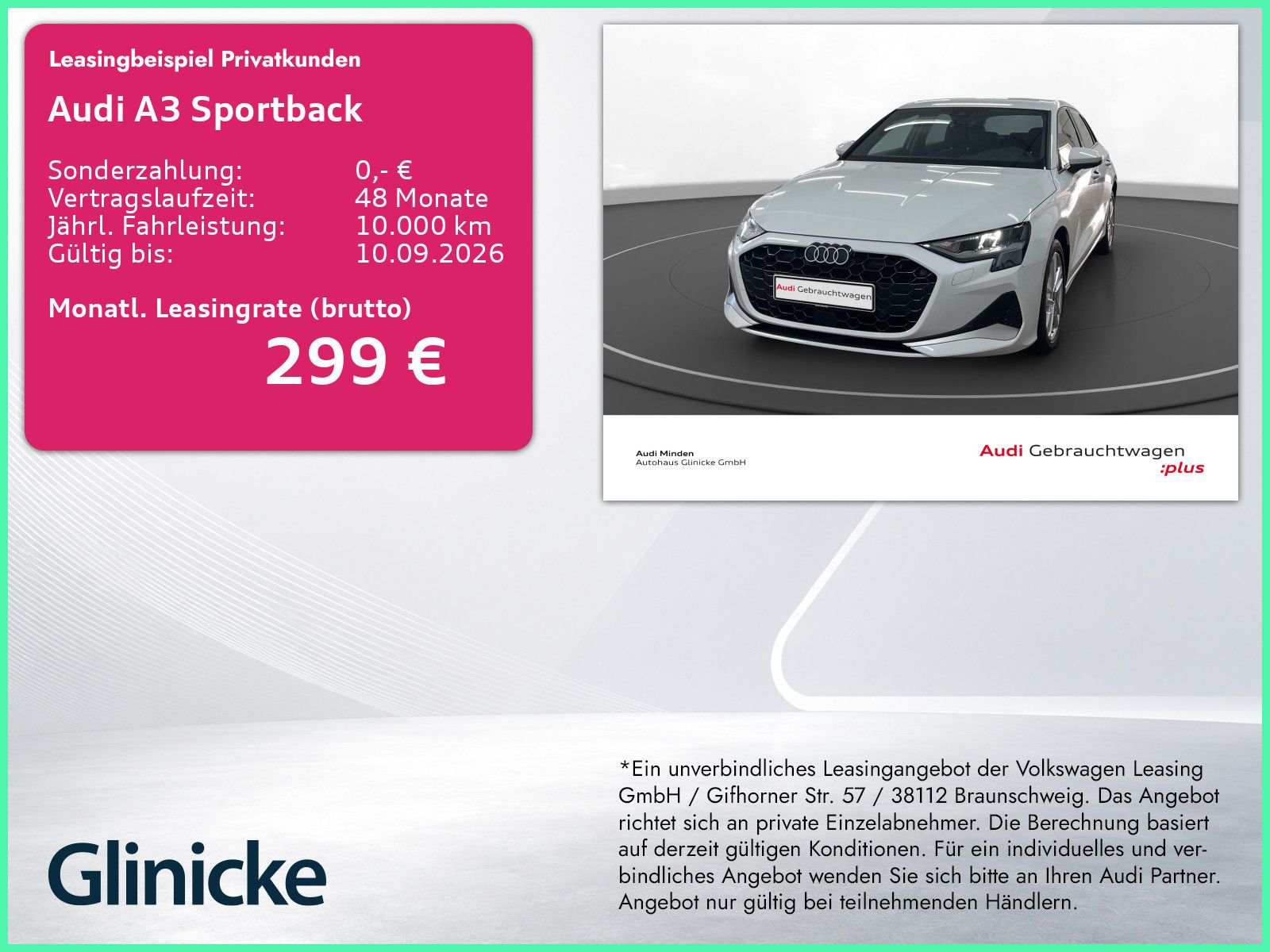 Audi A3 Sportback 2.0 TDI advanced AHK LED Navi PDC v