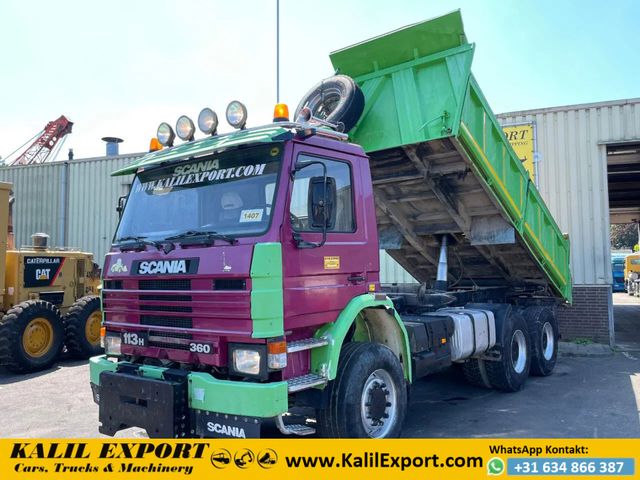 Scania P113-360 Kipper 6x6 Big Axle's Full Steel Suspen