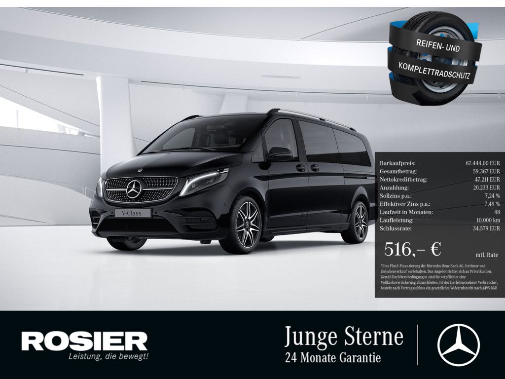 MERCEDES-BENZ V 300 d 4M Avantgarde AMG Extralang NIGHT AHK