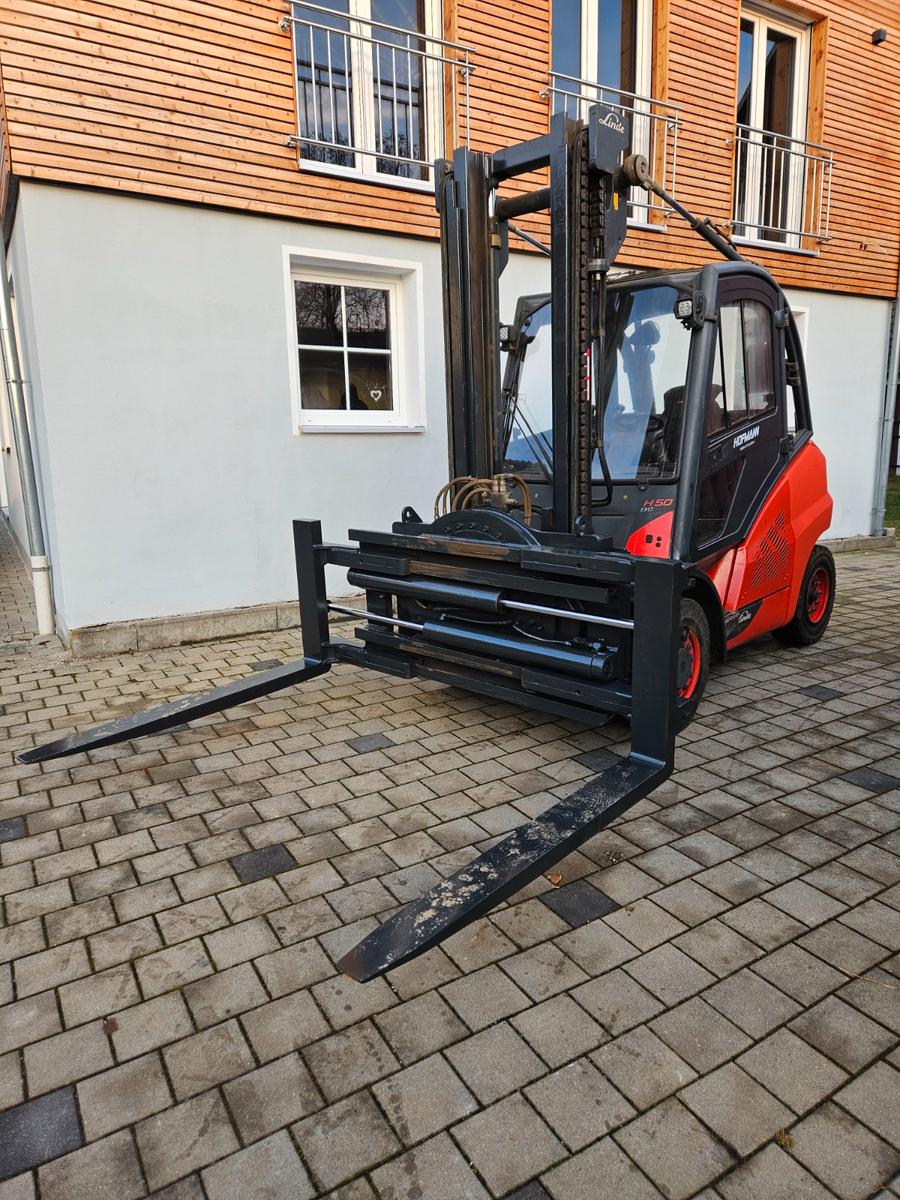 Linde H50D-02 Drehbare Klammergabel