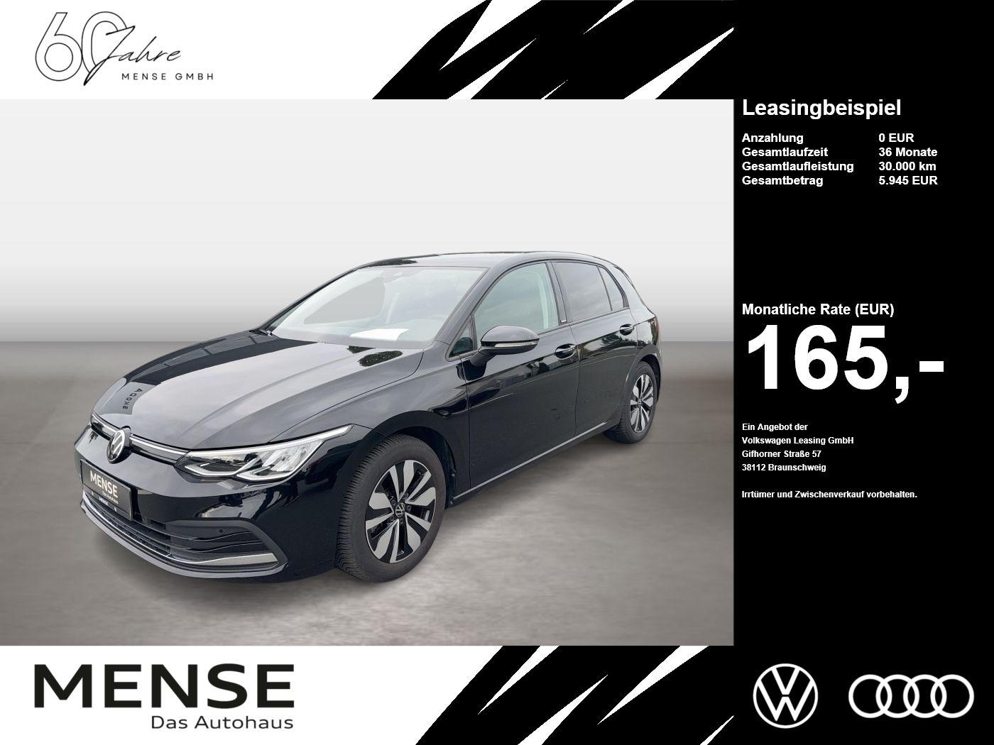 Volkswagen Golf VIII 1.0 TSI Move CarPlay LED VirtualCP PDC