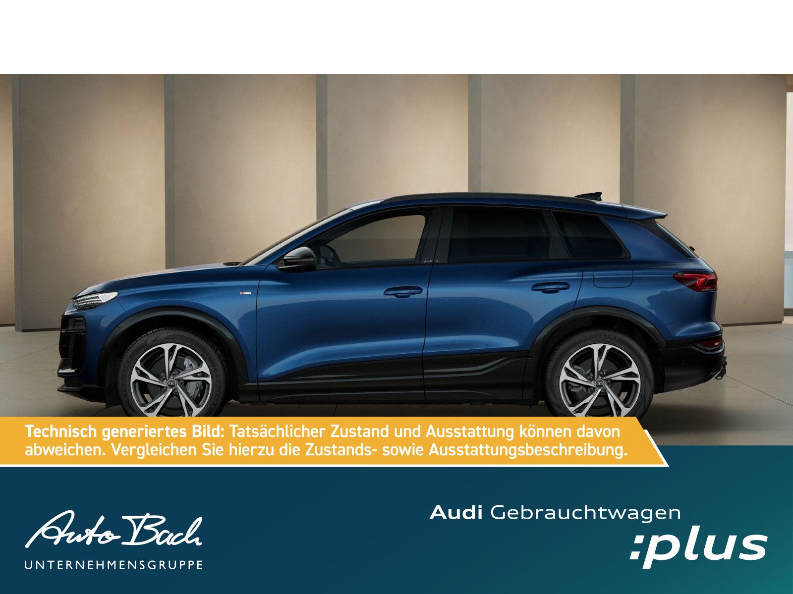 Audi Q6 e-tron S line Navi AHK ACC Tech plus imagem 3