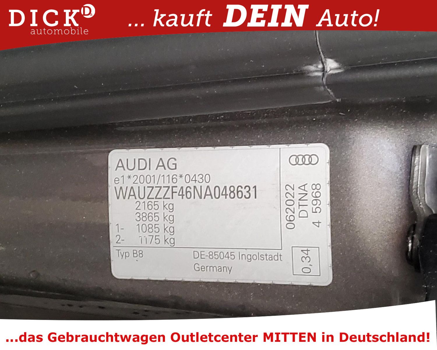 Fahrzeugabbildung Audi A4 Av 35d S-Tr. LED/NAVI/VIRTU/B&O/SHZ/8Fa/18"LM