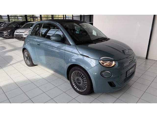 Fiat 500e Cabrio Neuer Icon Faltdach Navi Digitales C imagem 3