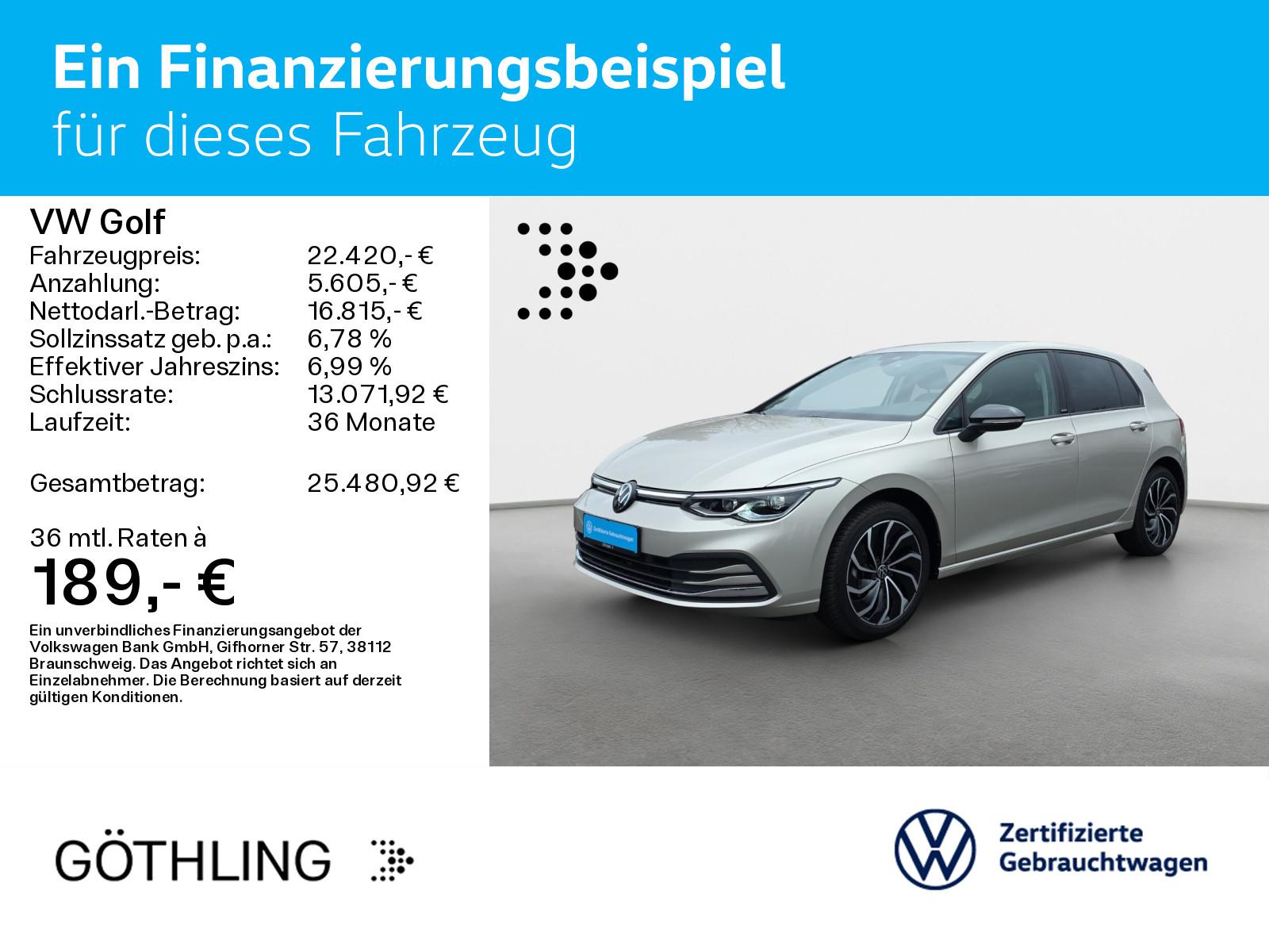 Volkswagen Golf Life MOVE 1.5 eTSI DSG*NAVI*LED+*ACC*SHZ*Am, миниатюра 26