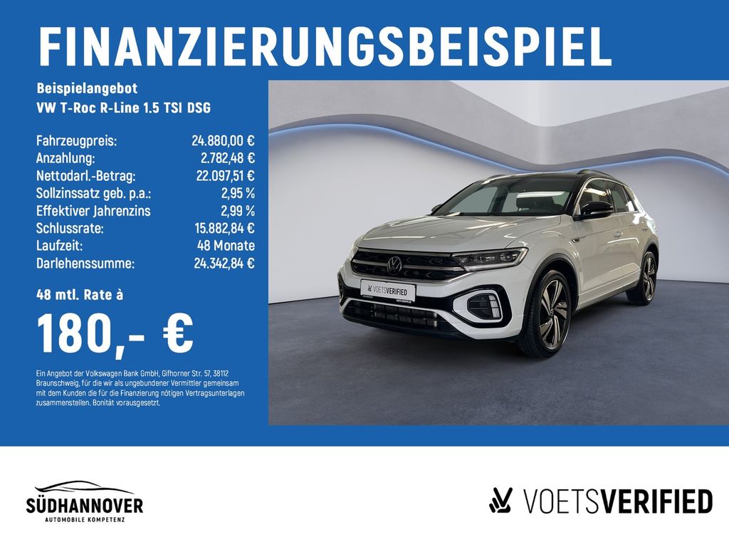 T-Roc R-Line 1.5 TSI DSG LED+KLIMA+NAVI