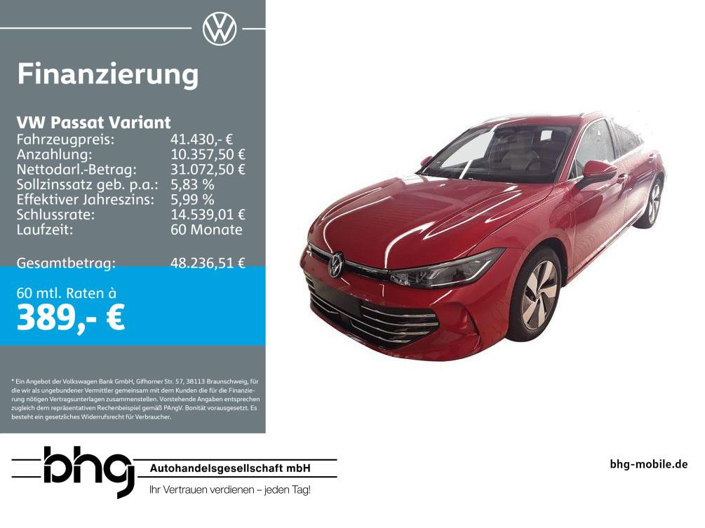 Volkswagen Passat Variant 1,5 eHybrid DSG Elegance AHK Pano