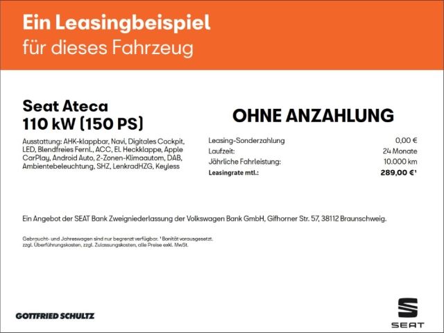 Ateca 1.5 TSI DSG AHK NAVI KAMERA