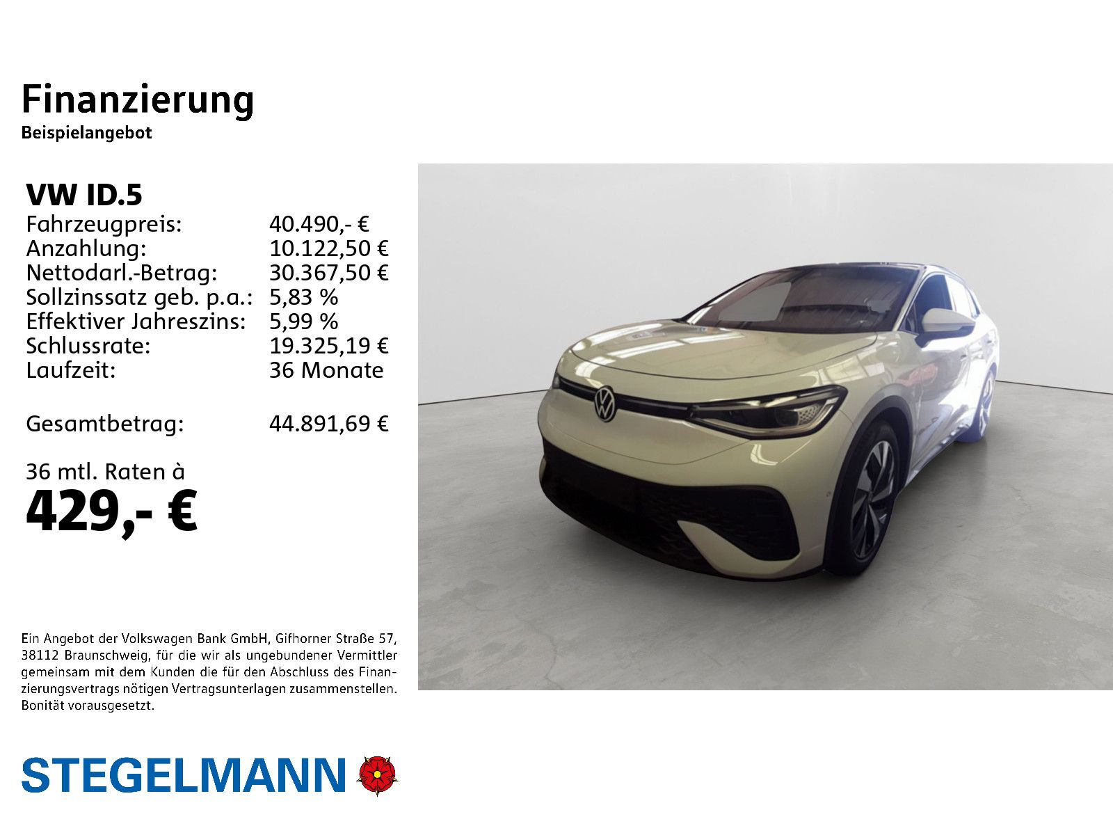 Volkswagen ID.5 Pro 210kW 77kWh AHK Kamera LED Navi 3J.Ga foto 2