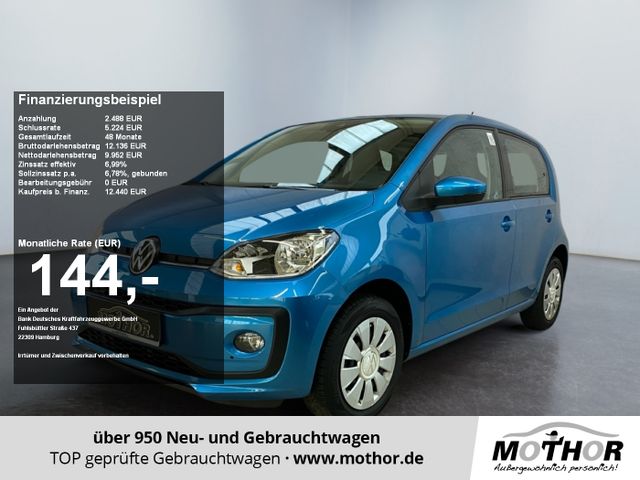 Volkswagen up! Basis 1.0 d Rückfahrkamera Sitzheizung