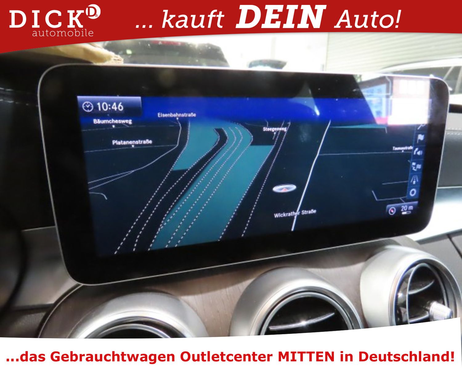 Fahrzeugabbildung Mercedes-Benz C 200d Exclusive LED/NAVI/SHZ/SPORTSITZ/TEMP/8Fa