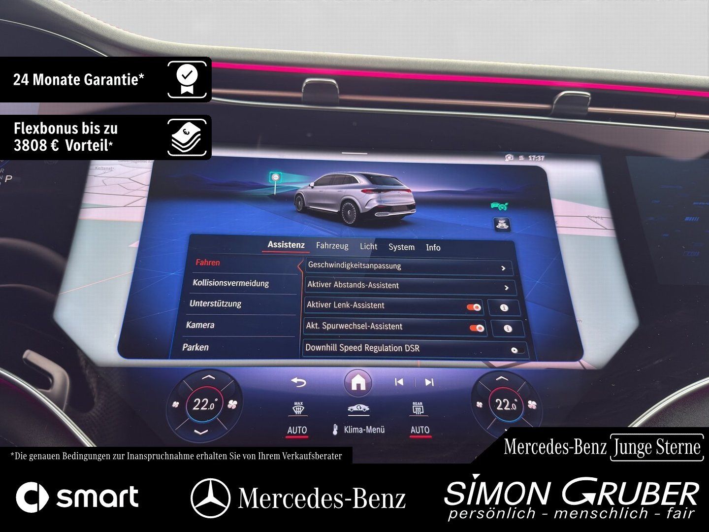 Fahrzeugabbildung Mercedes-Benz EQE 53 4M+ SUV AMG Dynamic+ ActiveRide DriversP