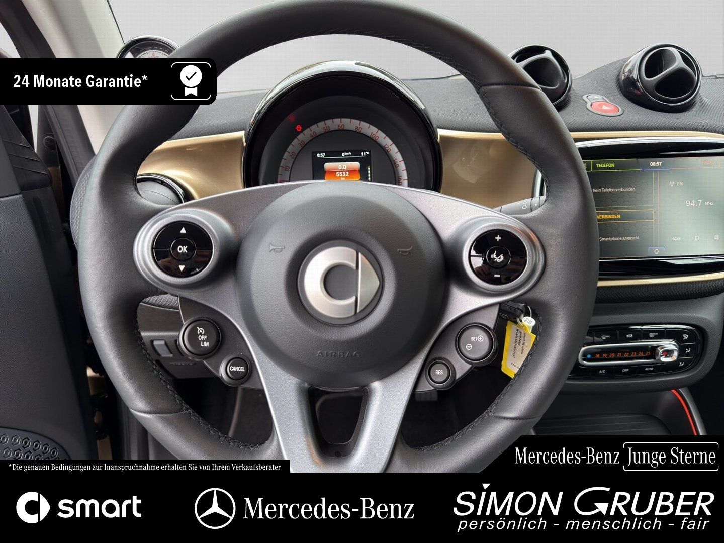 Fahrzeugabbildung Smart smart EQ Cabrio Prime Exclusive Leder LED 22KW