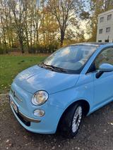 Fiat 500 1.2 Lounge *Autom.*Klima*1.Hd.*Super Zustand - Fiat 500: Blau