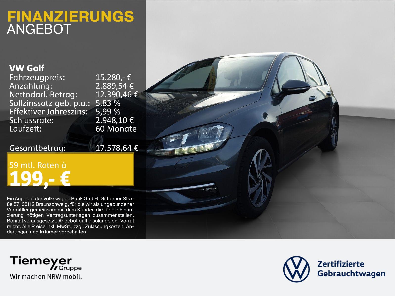 Volkswagen Golf 1.5 TSI SOUND NAVI SITZHZG ACC