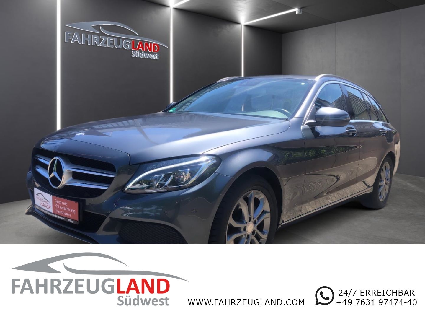 Gebrauchtwagen Mercedes-Benz C C 180 T Avantgarde AHK Autom Business SHZ Spiege in Müllheim