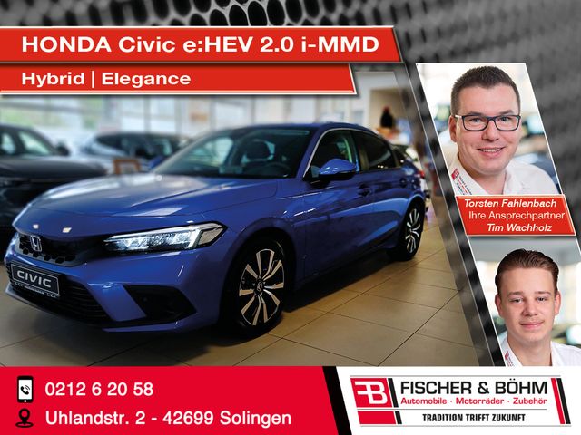 Honda Civic e:Hev 2.0 i-MMD Hybrid Elegance DEAL