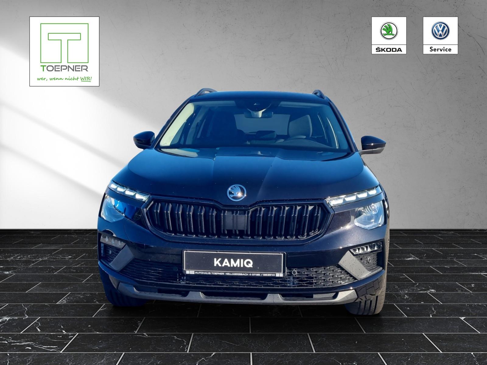Skoda Kamiq Tour 1,5 TSI DSG AHK 18" Fahrassi Info.