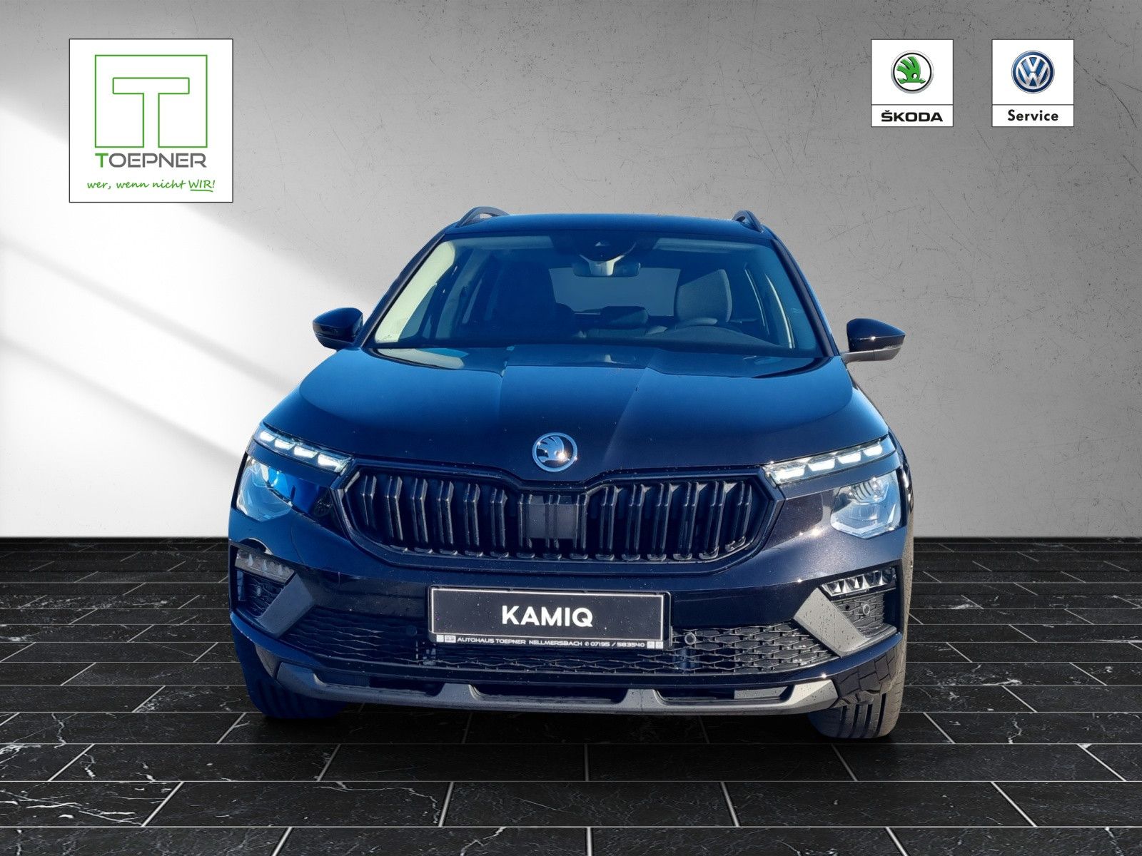Fahrzeugabbildung SKODA Kamiq Tour 1,5 TSI DSG AHK 18" Fahrassi Info.