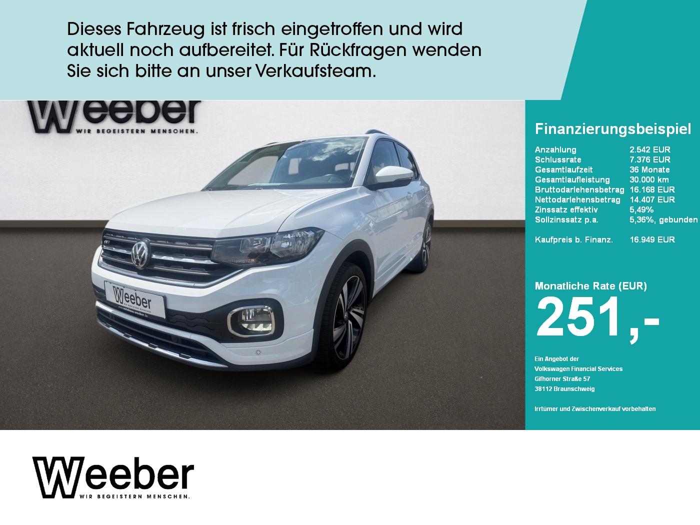 Volkswagen T-Cross United *R-LINE*KAMERA*NAVI*APP CONNECT*S