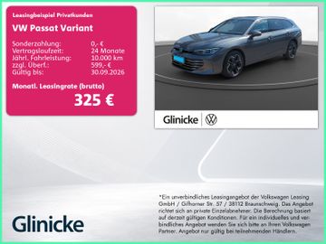 Volkswagen Passat Variant 2.0 TDI Elegance AHK StHz Pano DS