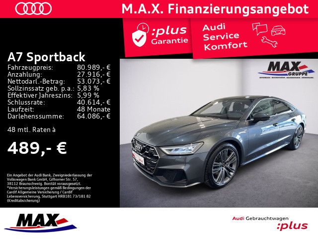 Audi A7 Sportback 50 TDI QUATT S LINE PANO+AHK+REMOTE