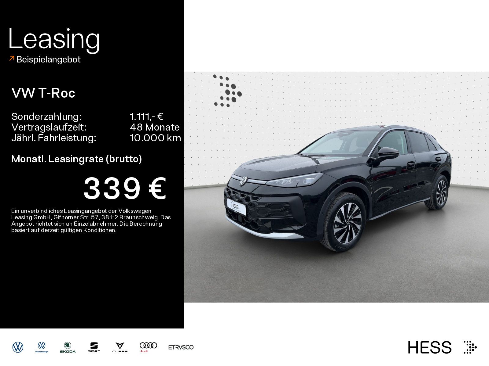 Volkswagen T-Roc 1.5 eTSI DSG Style AHK*IQ.DRIVE*NAV*SHZ