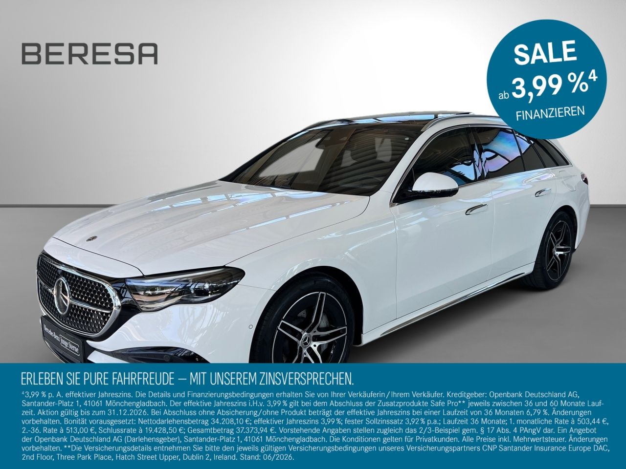 Mercedes-Benz E 300 T de 4M AMG Massage Sitzklima Superscreen