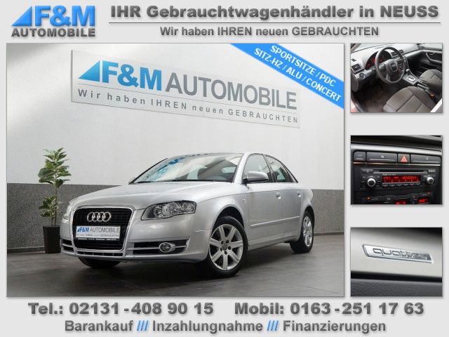 Audi A4 2.0 T FSI tiptronic quattro Klima PDC Sithz