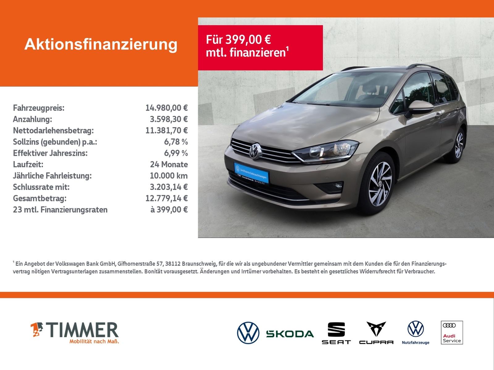 Volkswagen Golf Sportsvan 2.0 TDI DSG SOUND +AHK +NAVI +RFK