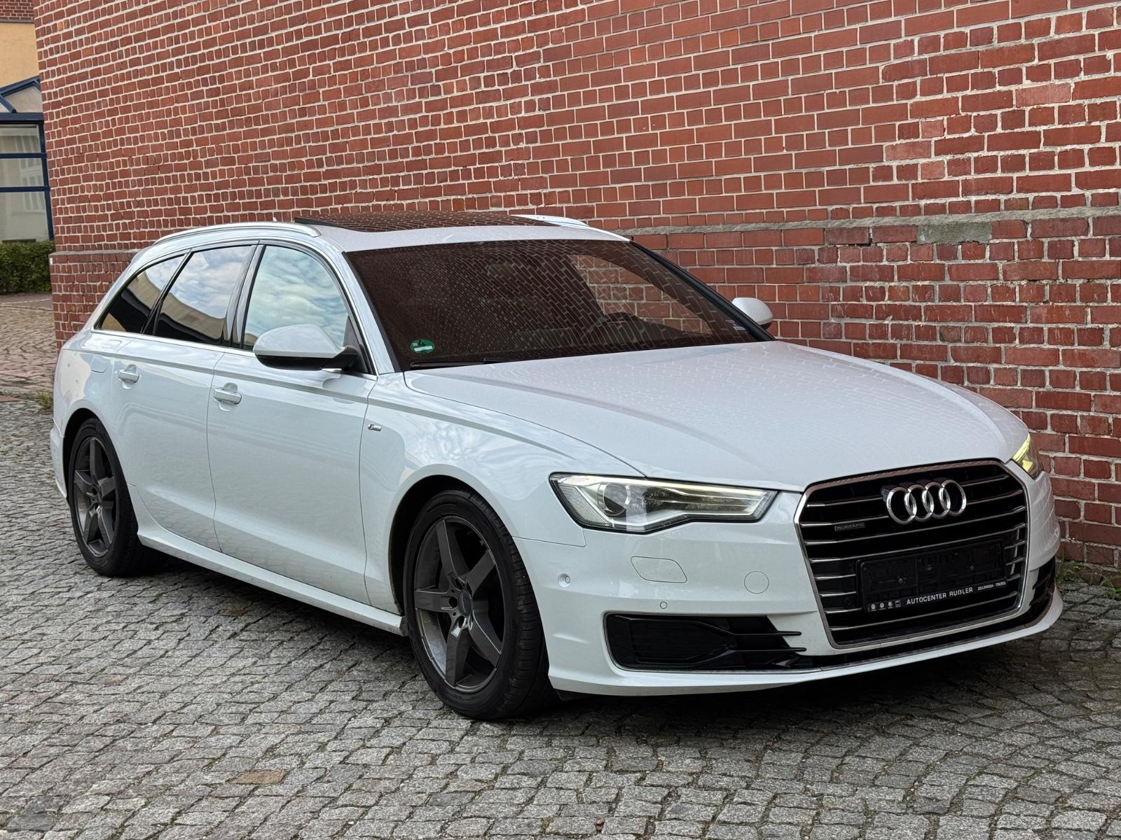 Audi A6 Avant S-line 3.0 TDI 218ch - Toi ouvrant panoramique - Alcantara - Carnet entretien - Pneus toutes saisons - Hayon éléctrique
