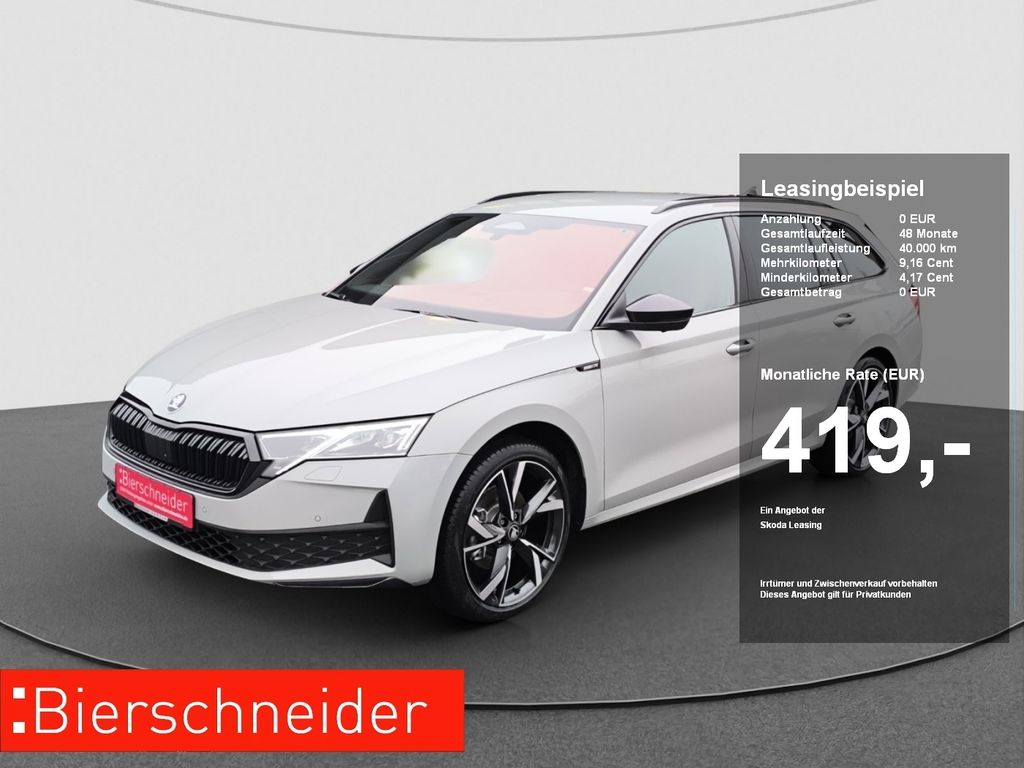 Skoda Octavia Combi 2.0 TSI DSG Sportline NAV 360 LED